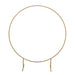 Balloon Circle Metal Frame Wedding Arch Backdrop Stand - Gold BKDP_STNDCIR4_6_GOLD
