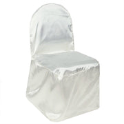 Banquet Chair Cover Satin CHAIR_STNBANQ_IVR