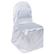 Banquet Chair Cover Satin CHAIR_STNBANQ_WHT