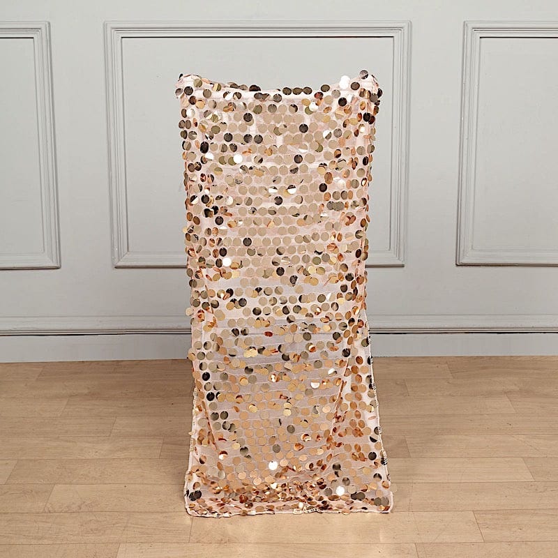 Big Payette Sequin Chiavari Chair Slipcover