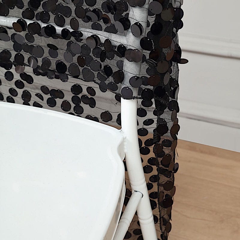 Big Payette Sequin Chiavari Chair Slipcover