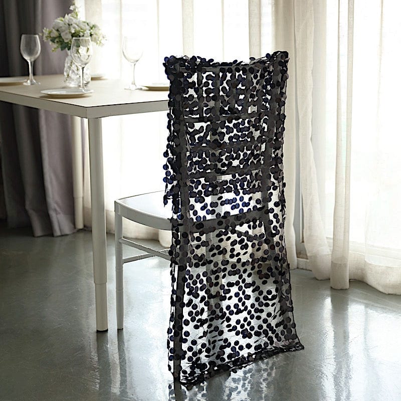 Big Payette Sequin Chiavari Chair Slipcover