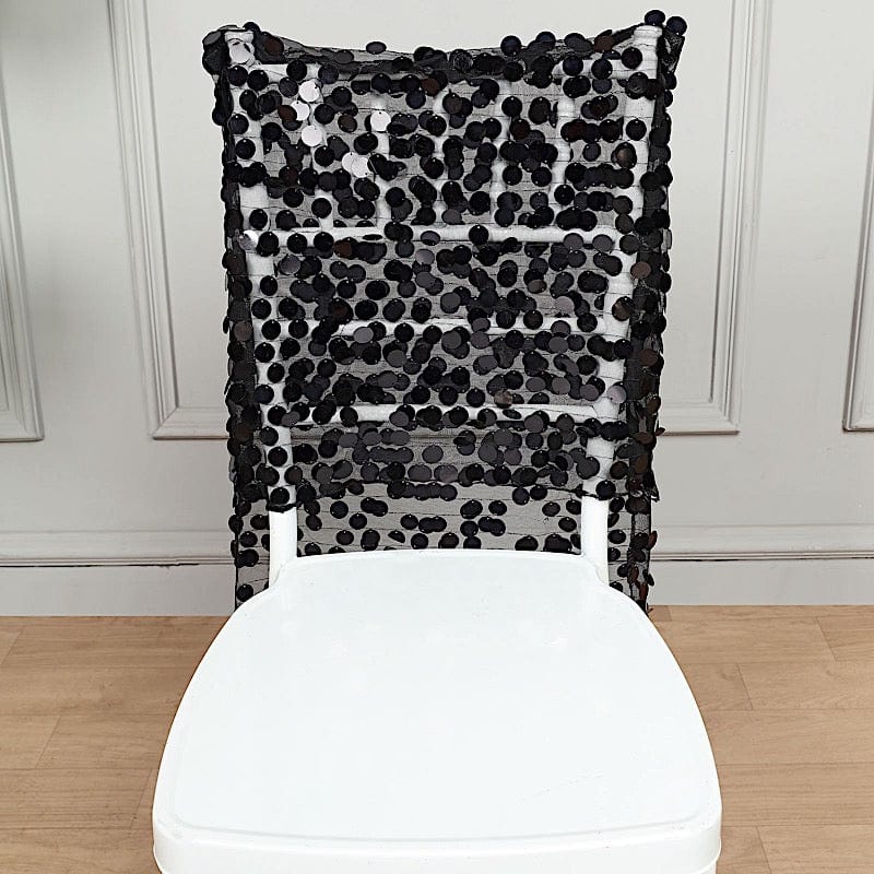 Big Payette Sequin Chiavari Chair Slipcover