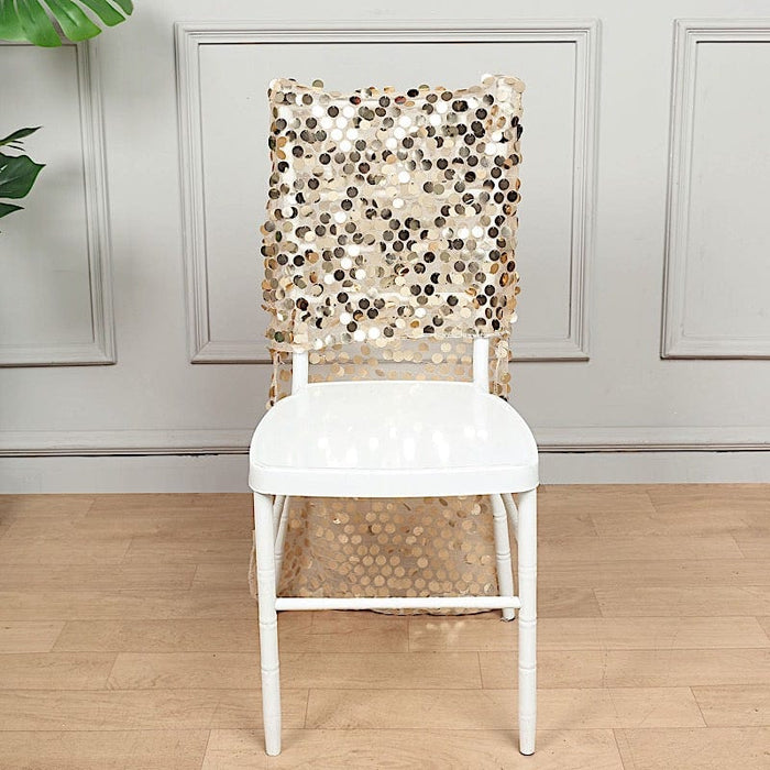 Big Payette Sequin Chiavari Chair Slipcover