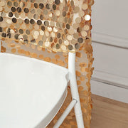 Big Payette Sequin Chiavari Chair Slipcover