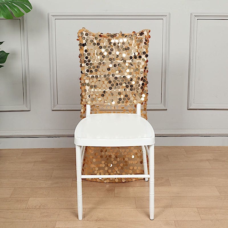 Big Payette Sequin Chiavari Chair Slipcover