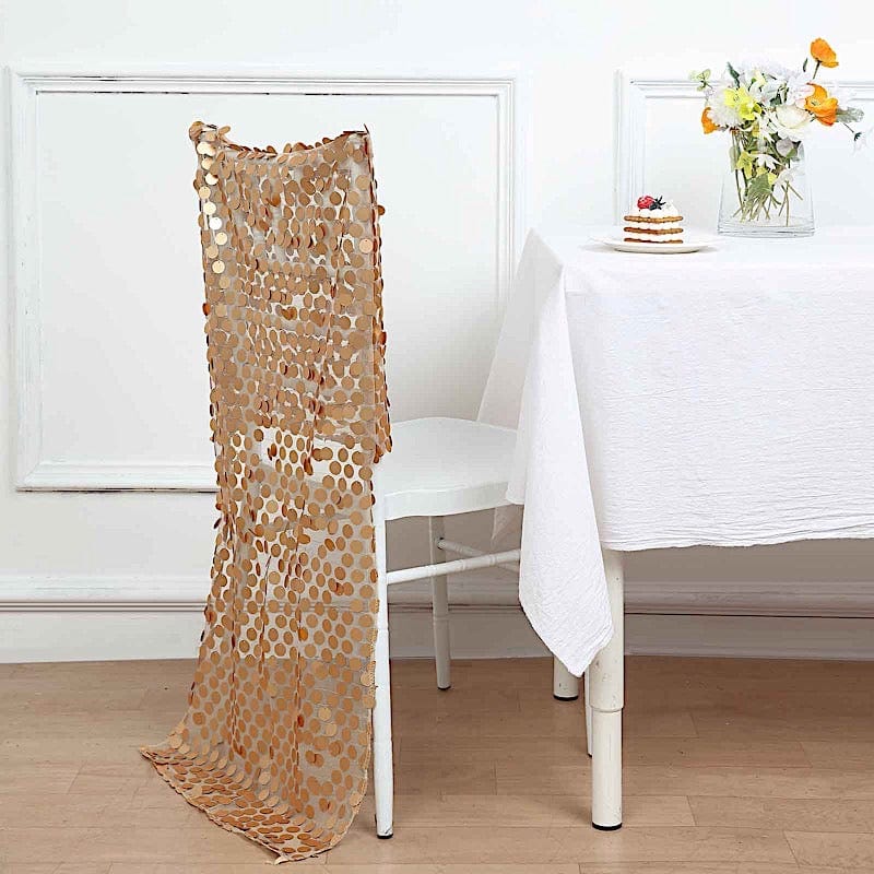 Big Payette Sequin Chiavari Chair Slipcover