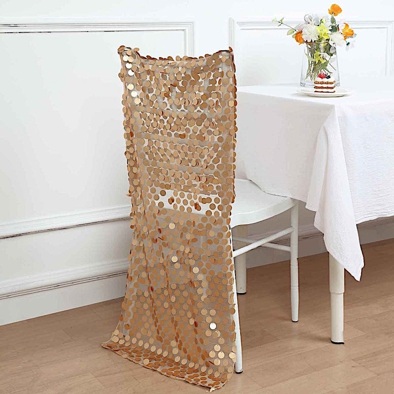 Big Payette Sequin Chiavari Chair Slipcover