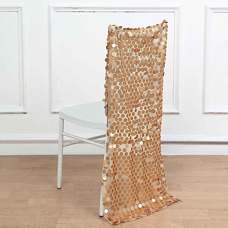 Big Payette Sequin Chiavari Chair Slipcover