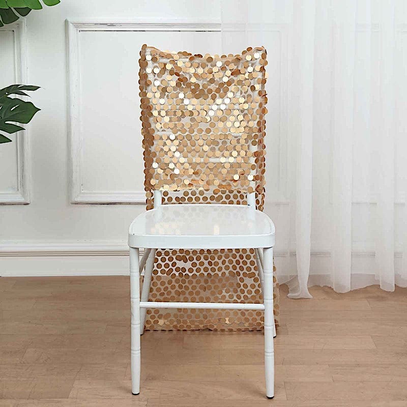 Big Payette Sequin Chiavari Chair Slipcover