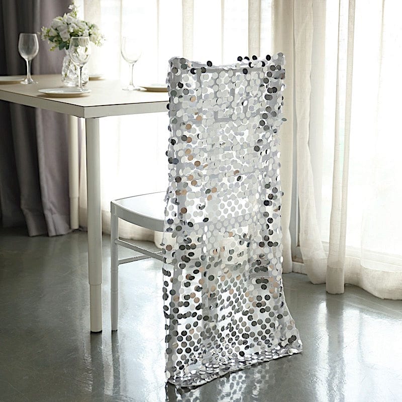 Big Payette Sequin Chiavari Chair Slipcover