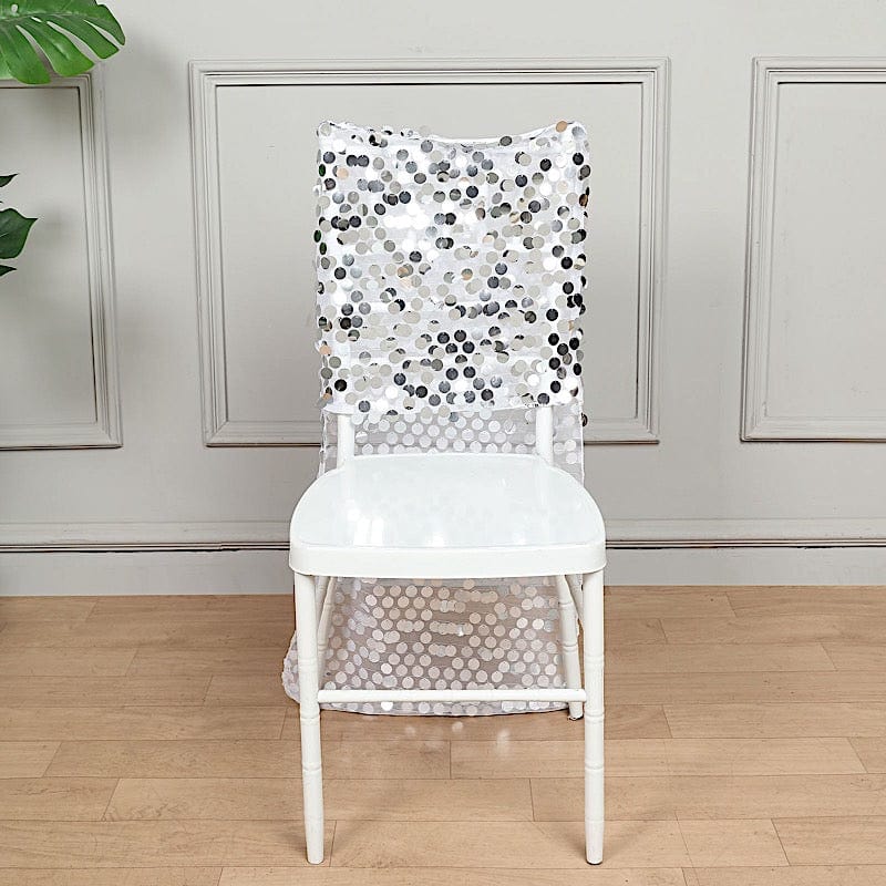 Big Payette Sequin Chiavari Chair Slipcover