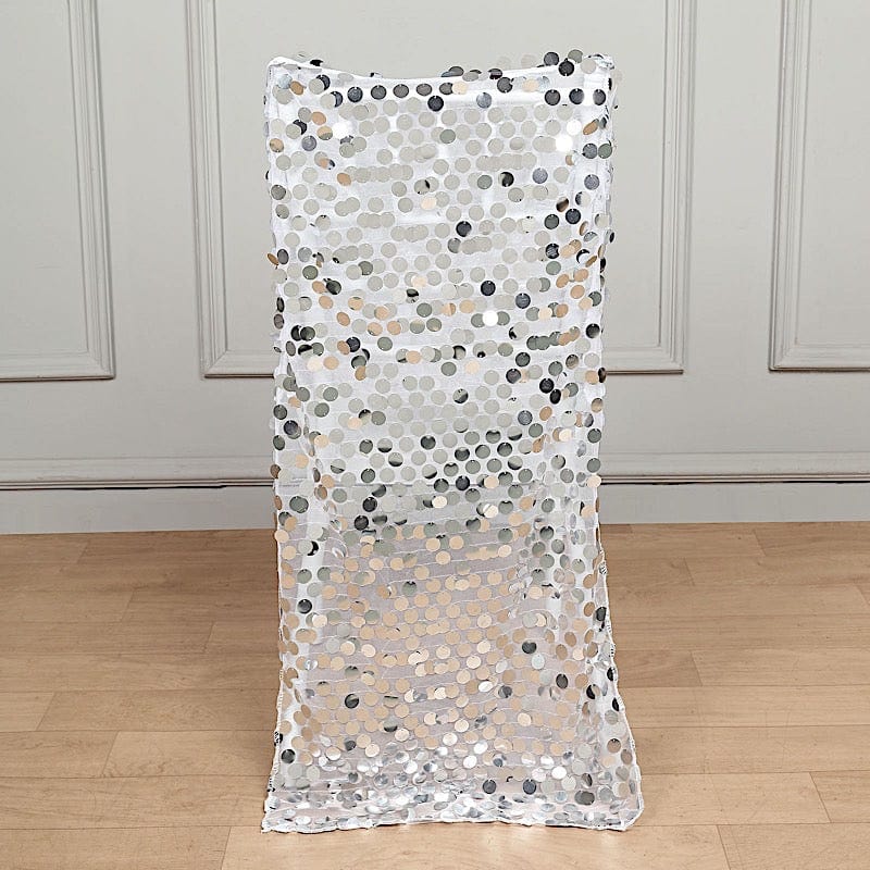 Big Payette Sequin Chiavari Chair Slipcover