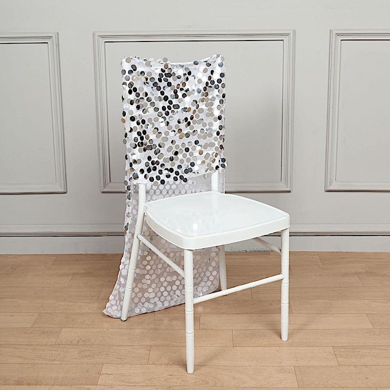 Big Payette Sequin Chiavari Chair Slipcover