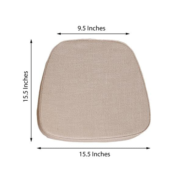 Burlap Cushion for Chiavari Chairs - Natural FURN_CUSH02_NAT