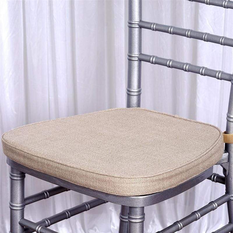 Burlap Cushion for Chiavari Chairs - Natural FURN_CUSH02_NAT