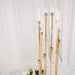 Candelabra Candle Holder Centerpiece with Glass