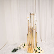Candelabra Candle Holder Centerpiece with Glass