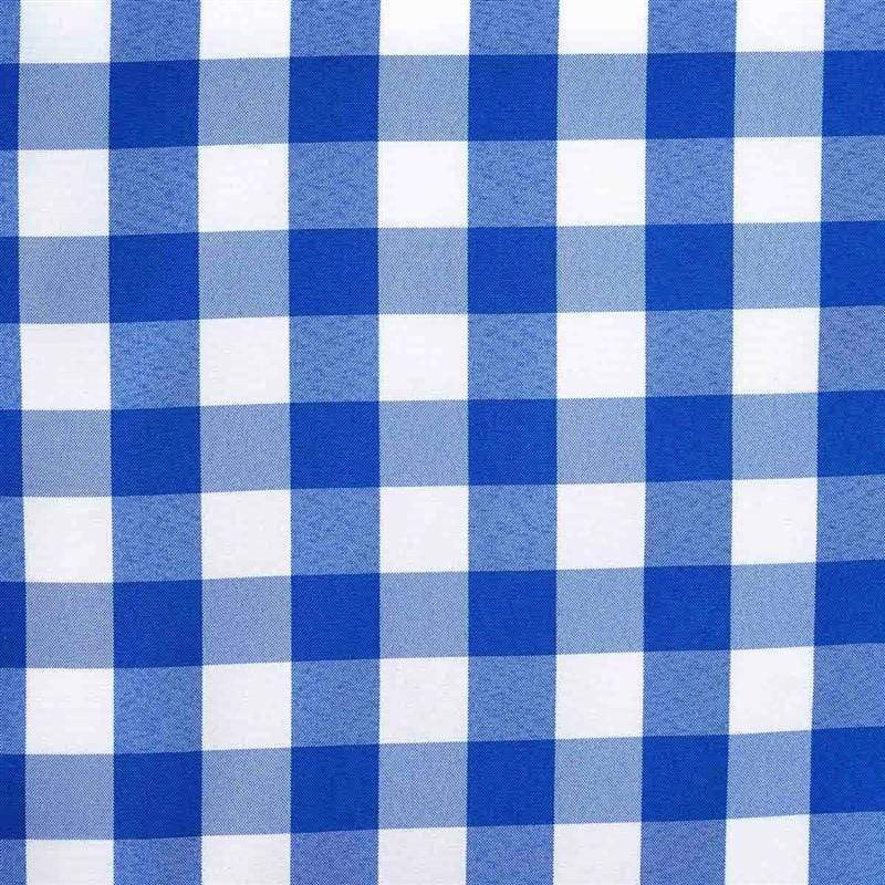 Checkered Gingham Polyester Table Runner