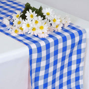 Checkered Gingham Polyester Table Runner