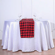 Checkered Gingham Polyester Table Runner