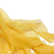 Chiffon Curly Chair Sash Bows Ties Wedding Decorations