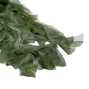 Chiffon Curly Chair Sash Bows Ties Wedding Decorations