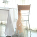 Chiffon Curly Chair Sash Bows Ties Wedding Decorations