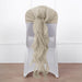 Chiffon Curly Chair Sash Bows Ties Wedding Decorations SASH_03_081