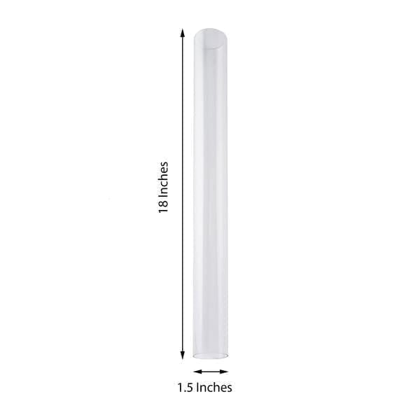 Clear Acrylic Cake Tube for Dessert Buffet Tables