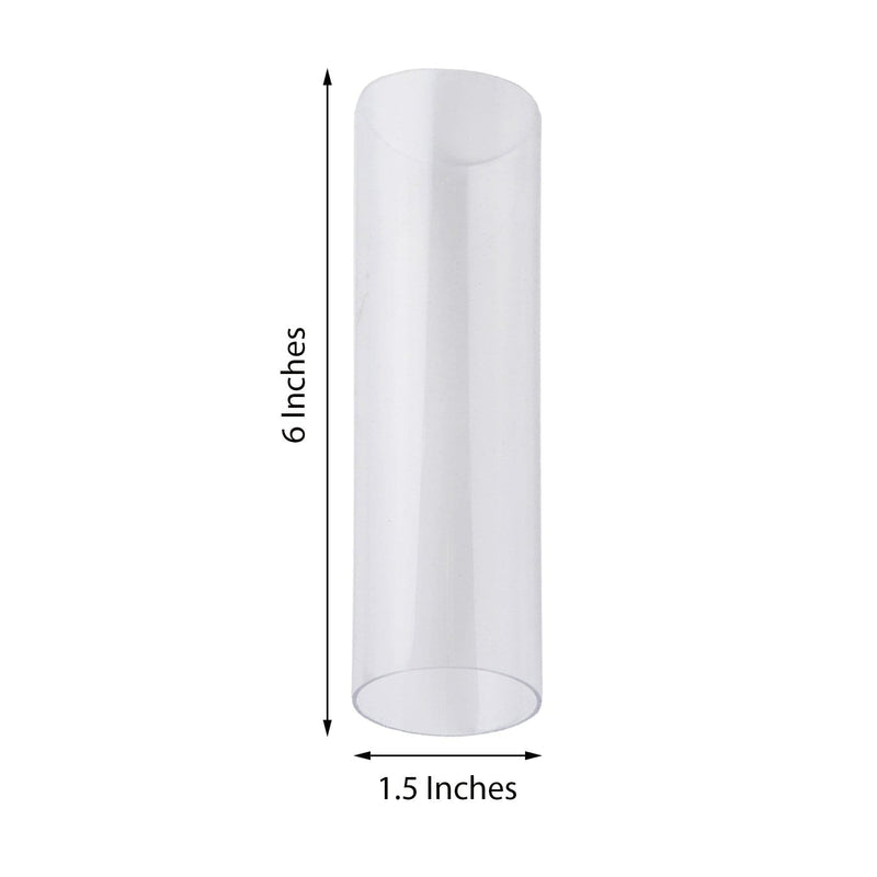 Clear Acrylic Cake Tube for Dessert Buffet Tables