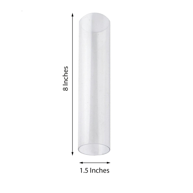 Clear Acrylic Cake Tube for Dessert Buffet Tables