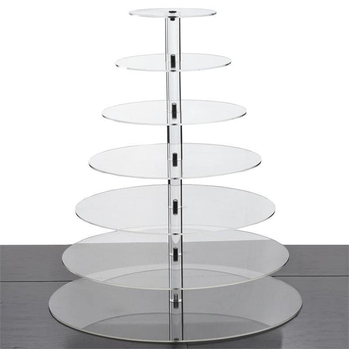 Clear Premium Acrylic Crystal Cupcake Stand