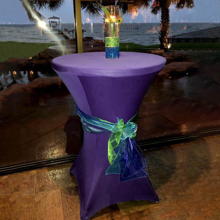 Cocktail Fitted Spandex Table Cover