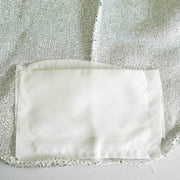 Cocktail Fitted Spandex Table Top Cover Metallic