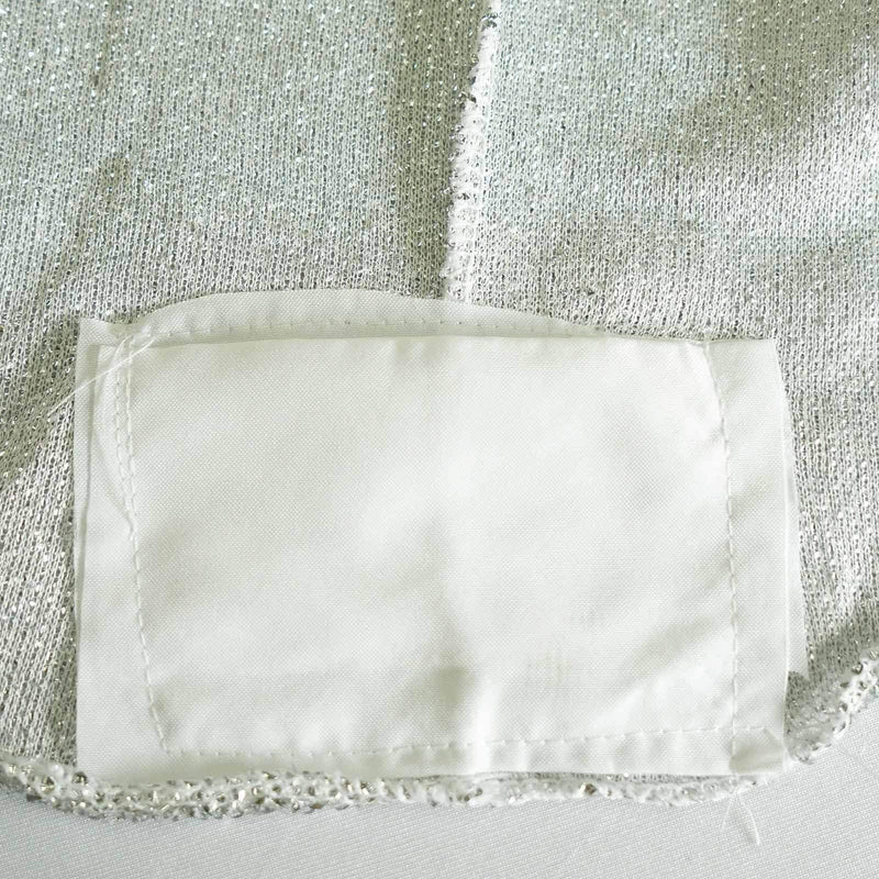 Cocktail Fitted Spandex Table Top Cover Metallic