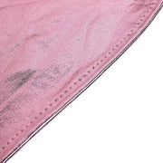 Cocktail Table Cover Premium Metallic Fitted Spandex Tablecloth - Rose Gold TAB_COCK22S_054