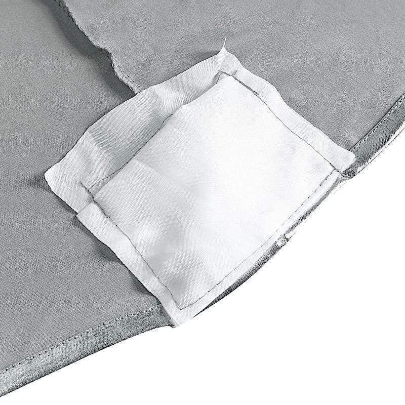 Cocktail Table Cover Premium Metallic Fitted Spandex Tablecloth