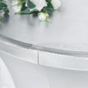 Cocktail Table Cover Premium Metallic Fitted Spandex Tablecloth