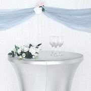 Cocktail Table Cover Premium Metallic Fitted Spandex Tablecloth