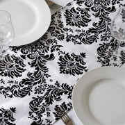 Damask Flocking Table Runner