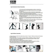 Daylight Umbrella Professional Photo Lighting Kit & Softbox with Backdrops PHOTO_LGT_010