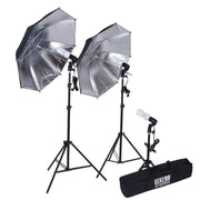 Daylight Umbrella Professional Photo Video Studio Lighting Kit - Black/Silver PHOTO_LGT_001
