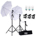 Daylight Umbrella Professional Photo Video Studio Lighting Kit - White PHOTO_LGT_007