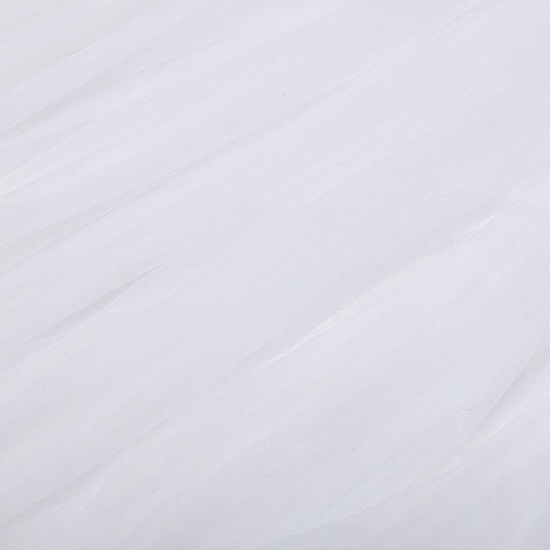 Dual Layer Tulle with Satin Table Skirt