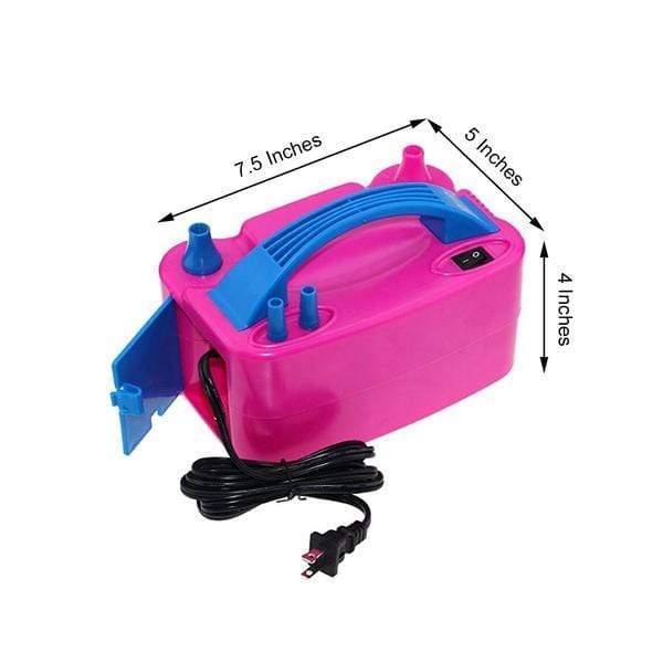 Dual Nozzles Portable Electric Air Balloon Pump BLOON_PUMP03