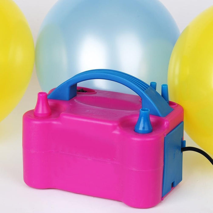 Dual Nozzles Portable Electric Air Balloon Pump BLOON_PUMP03