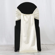 Extra Wide Premium Velvet Chair Sashes Wedding Decorations