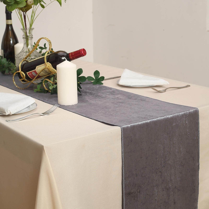 Extra Wide Premium Velvet Chair Sashes Wedding Decorations