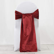 Extra Wide Premium Velvet Chair Sashes Wedding Decorations